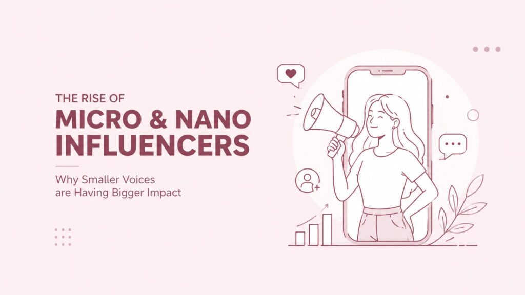 Micro and nano influencers creating authentic social media content to engage niche audiences and promote brands online- digidiksha