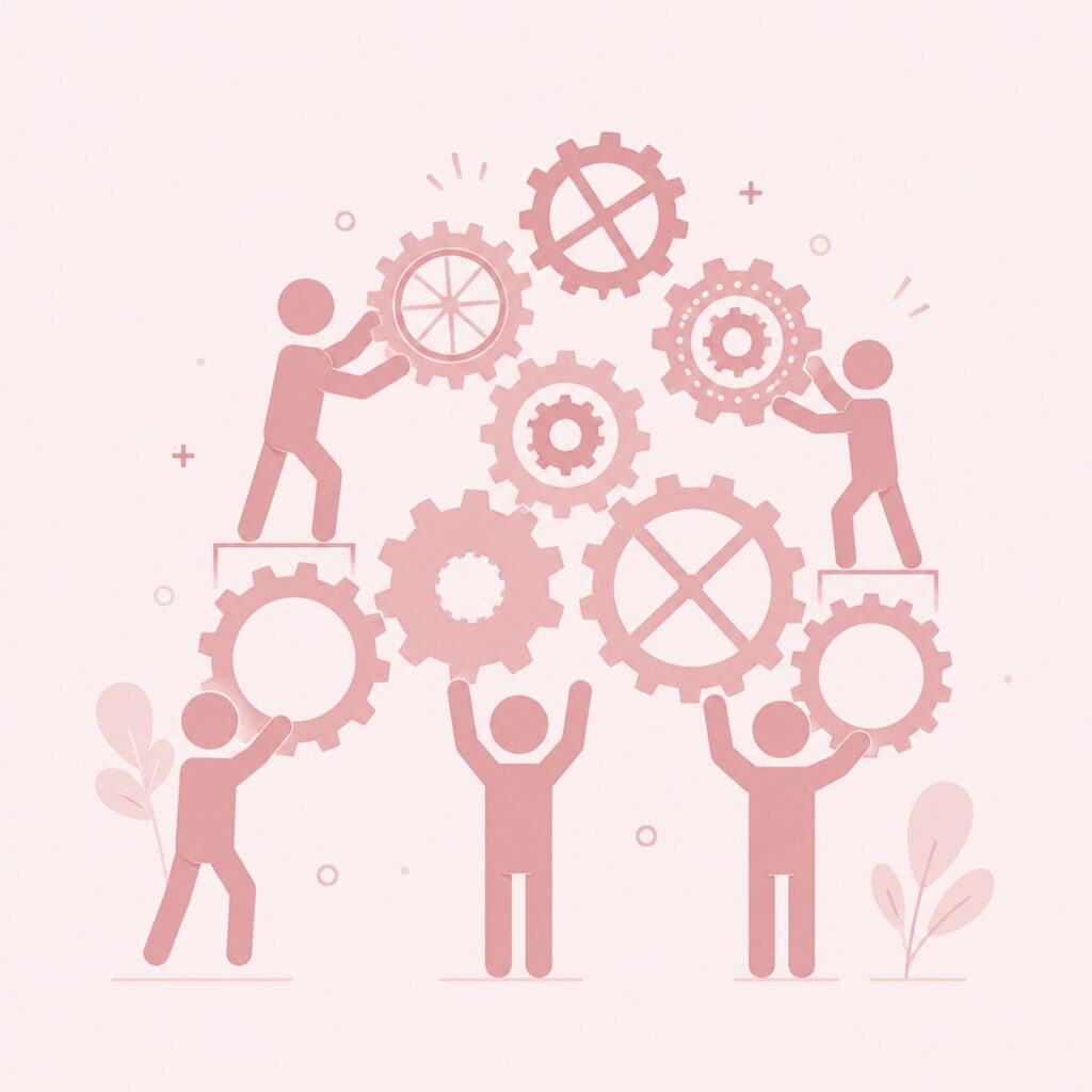 DigiDiksha performance marketing company in Ahmedabad team building growth strategy with gears